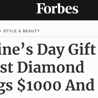 FORBES: Valentine’s Day Gift Guide: The Best Diamond Earrings $1000 And Under