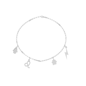 Build Your Own Four Charm Bracelet | Sterling Silver