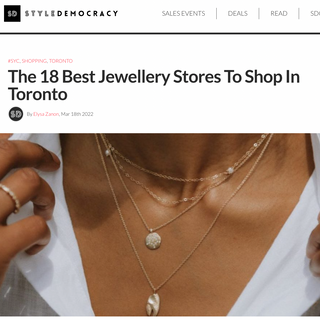 STYLE DEMOCRACY: The 18 Best Jewellery Stores To Shop In Toronto