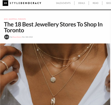 STYLE DEMOCRACY: The 18 Best Jewellery Stores To Shop In Toronto