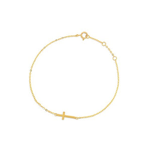 Dainty Cross Bracelet
