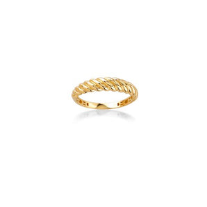 Dainty Croissant Ring | 10k Yellow Gold