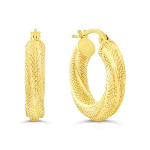 The Medium Serena Hoops
