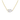 East West Pear Lab Solitaire Diamond Necklace