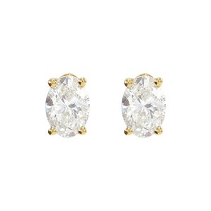 Classic Oval Lab Grown Diamond Studs