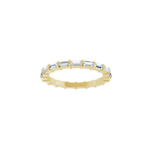 Dainty Baguette Bar Full Eternity Band
