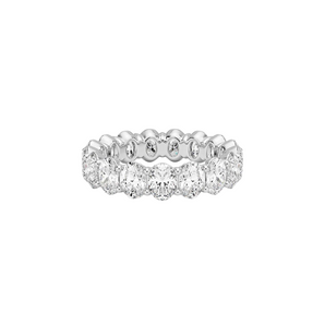Oval Diamond Eternity Band | 4ctw