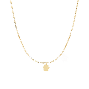 Paw Charm Necklace | 10k Yellow Gold