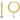 Dainty Diamond 14k Yellow Gold Hanging Diamond Hoop Earrings