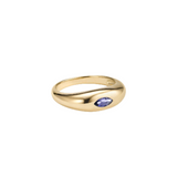 birthstone dome ring