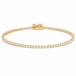 Mini Lab Diamond Tennis Bracelet