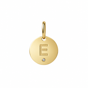 Engravable Disc Pendant Necklace
