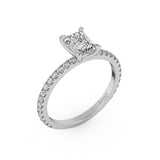 1 carat emerald engagement ring