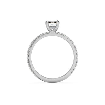 1 carat emerald engagement ring