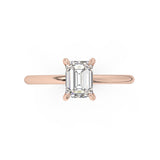 1 carat emerald engagement ring