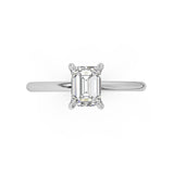1 carat emerald engagement ring