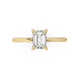 1 carat emerald engagement ring