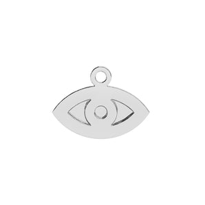 Evil Eye Charm | Sterling Silver
