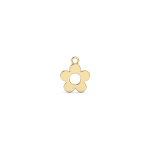 Flower Charm | 10k Yellow Gold