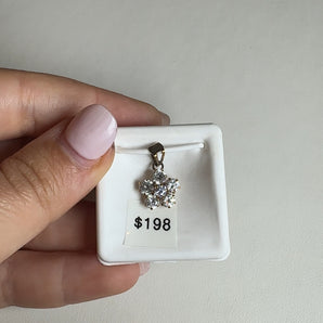 10k Flower Pendant
