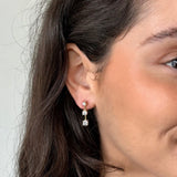 drop stud earrings