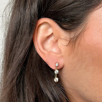 drop stud earrings