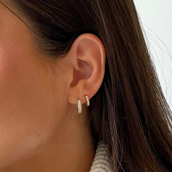 sparkly hoops