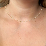 enamel bead necklace