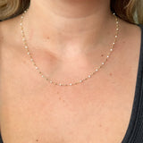 enamel bead necklace