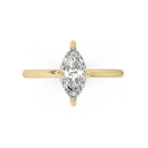 Classic Marquise Cut Solitaire Engagement Ring