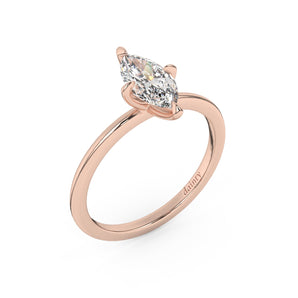 Classic Marquise Cut Solitaire Engagement Ring