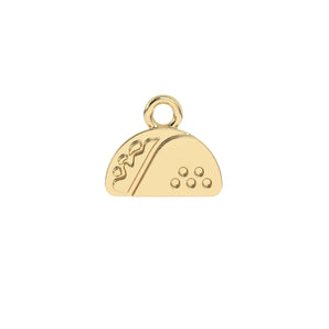Taco Charm | 10k Yellow Gold