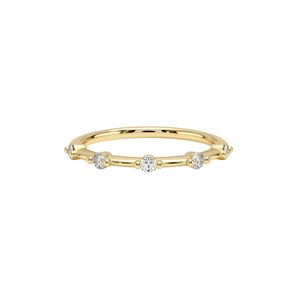 Floating Single Prong Diamond Ring