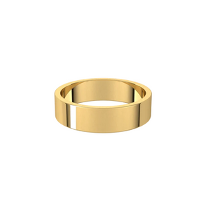 5mm Men's Classic Flat Wedding Band