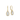 Bezel Set Pear Drop Diamond Earrings