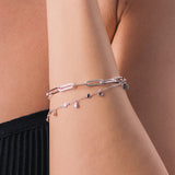 sterling silver anchor bracelet
