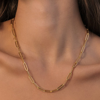 gold plated anchor chain