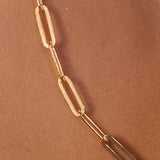 gold plated anchor chain