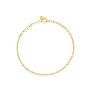 Adjustable Lab Diamond Tennis Bracelet