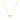 CZ Bar Gold Necklace