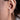 CZ Tassel Bow Drop Stud Earrings