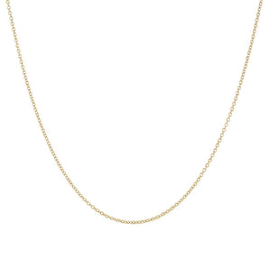 yellow gold rolo chain