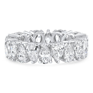 North-South Partial Pear Eternity Ring