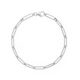 sterling silver anchor bracelet