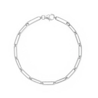 sterling silver anchor bracelet