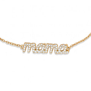 CZ Mama Bracelet | Gold Vermeil