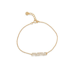 CZ Mama Bracelet | Gold Vermeil