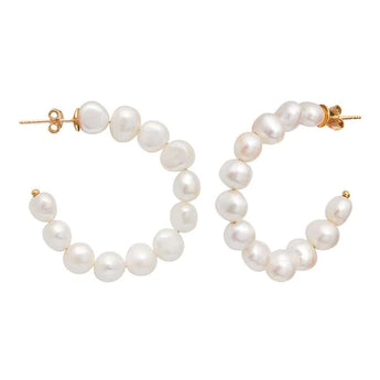 pearl hoops