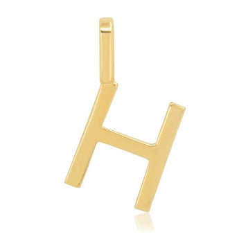 gold initial necklace