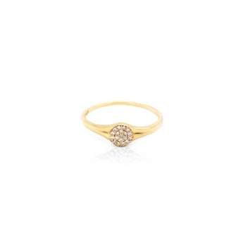 diamond signet ring